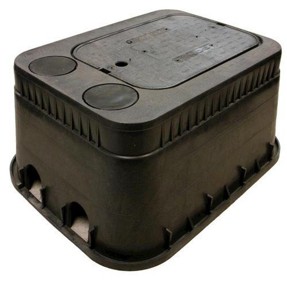 NDS Black Water Meter Box with Cover 