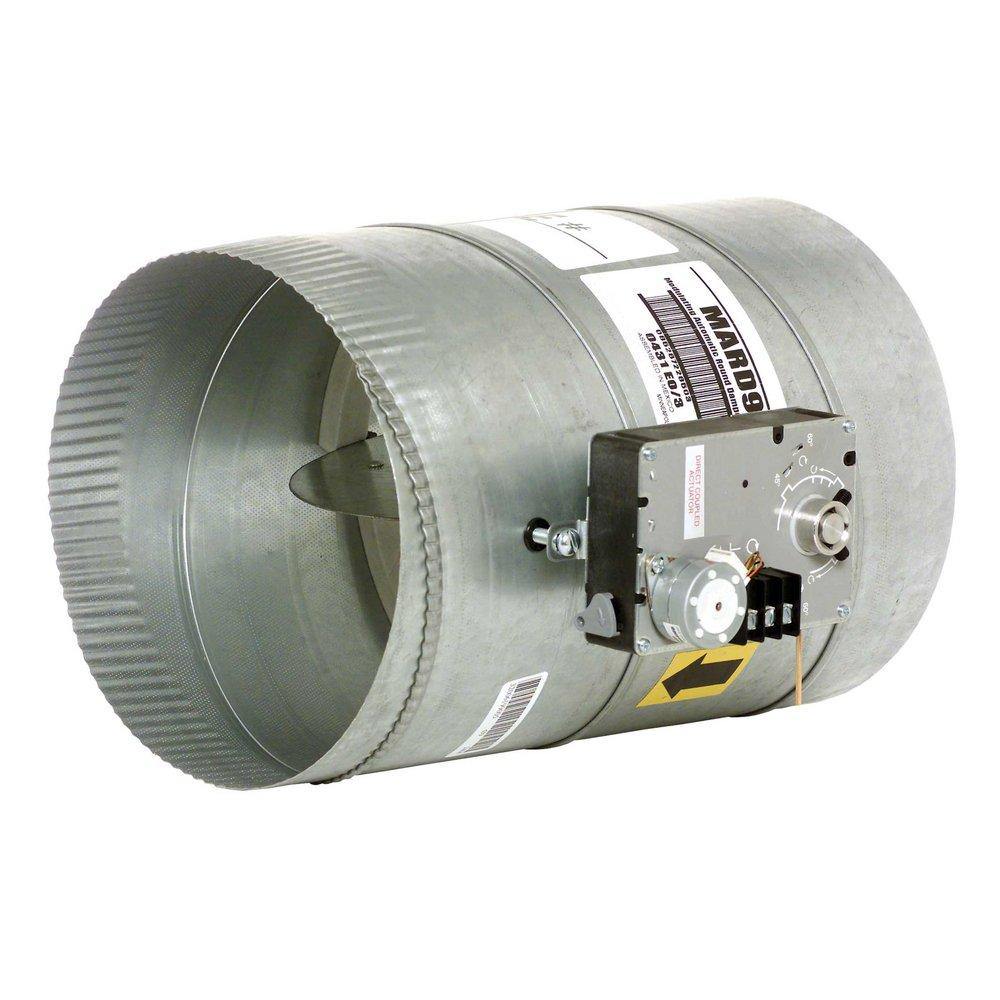 Honeywell Home Silver Galvanized Steel Modulating Damper 