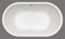 66 x 40 in. Soaker Drop-In Bathtub with Center Drain in Biscuit