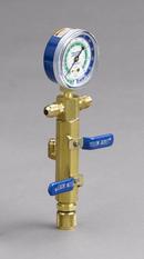 YELLOW JACKET&reg; Bronze Female Flare 2-Valve Manifold with Lo-Side Gauge Mount 