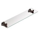 Moen Oil Rubbed Bronze 20-3/4 in. Glass Bathroom Shelf 