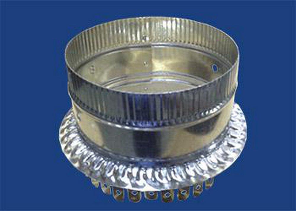 M & M Manufacturing Collar with Hole for Duct Board 