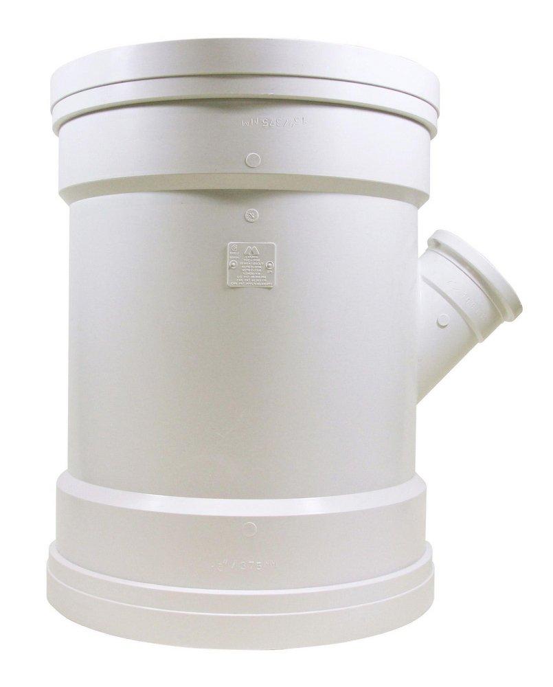 TRENCH TOUGH PLUS Gasket Sewer SDR 35 PVC Double Wye 