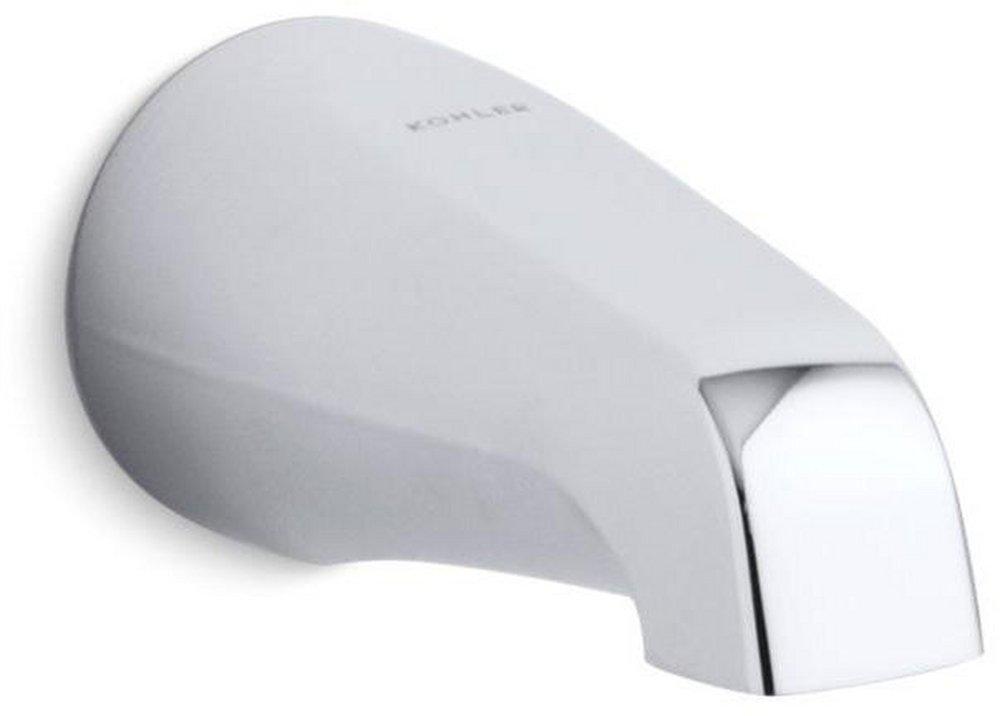 KOHLER Polished Chrome Wall Mount Bath Tub Spout (Less Diverter) 