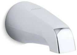 Non-Diverter Tub Spout in Polished Chrome