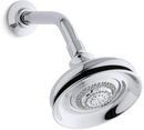 Multi Function Wide Coverage, Soft Aerated and Massage Spray Showerhead in Polished Chrome