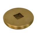 3-1/2 in. Threaded Brass Countersunk Plug