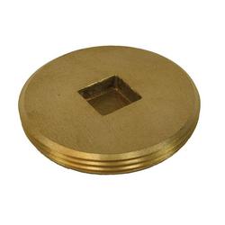 3-1/2 in. Threaded Brass Countersunk Plug