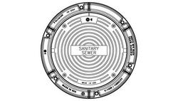 32 in. Manhole Cover Sanitary Sewer