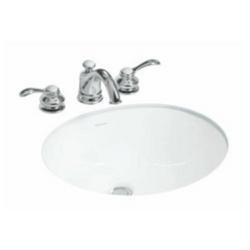 19-1/16 in. Undermount Oval Vitreous China Bathroom Sink in White