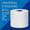 Scott® White 2-Ply Standard Roll Bath Tissue (Case of 80) 