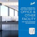 Scott® White 2-Ply Standard Roll Bath Tissue (Case of 80) 