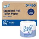 Scott&reg; White 2-Ply Standard Roll Bath Tissue (Case of 80) 