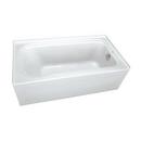 60 x 36 in. Soaker Alcove Bathtub with Left Drain in Biscuit