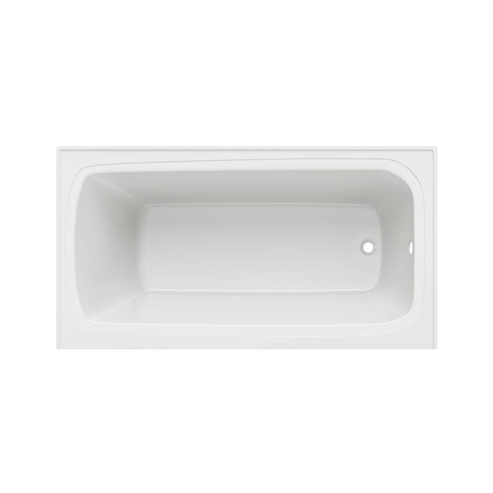 PROFLO&reg; White 59-3/4 x 32 in. Soaker Alcove Bathtub Right Drain 
