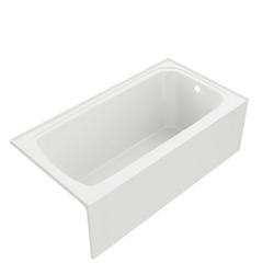 60 in. x 32 in. Soaker Alcove Bathtub with Right Drain in White