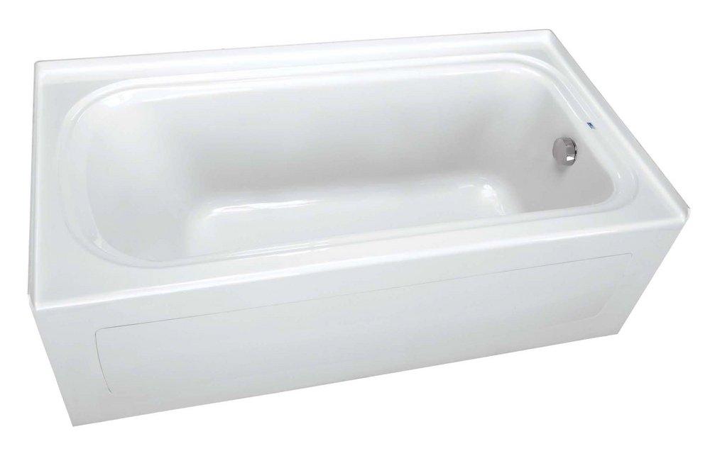 PROFLO® White 59-3/4 x 32 in. Soaker Alcove Bathtub with Left Drain 