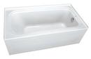 PROFLO® White 60 x 42 in. Soaker Alcove Bathtub with Right Drain and Integral Skirt 