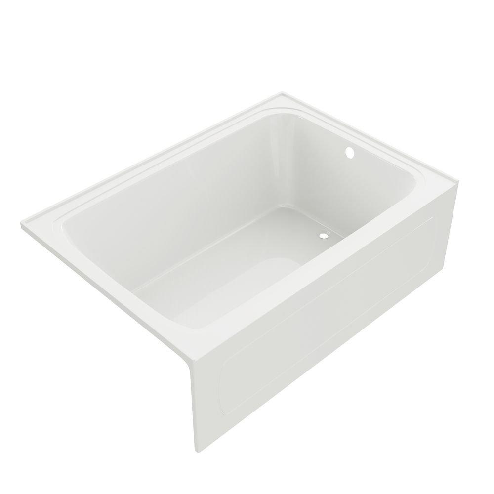 PROFLO&reg; White 60 x 42 in. Soaker Alcove Bathtub Right Drain 