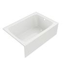 PROFLO&reg; White 60 x 42 in. Soaker Alcove Bathtub Right Drain 