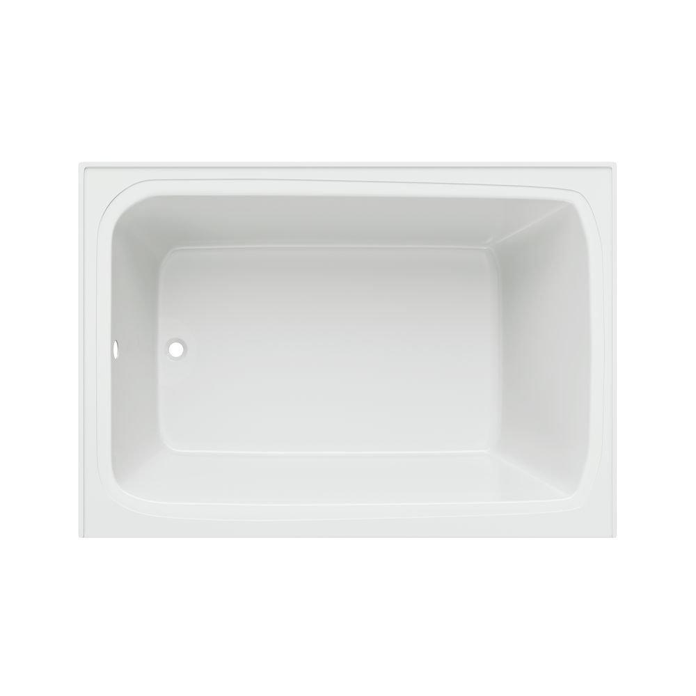 PROFLO&reg; White 60 x 42 in. Soaker Alcove Bathtub Left Drain 