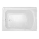 60 x 42 in. Soaker Alcove Bathtub with Right Drain and Integral Skirt in Biscuit