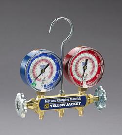 R22/404A/410A Refrigerant Manifold with 3-1/8 in. Certified Gauges