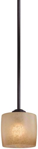 Minka Lavery Iron Oxide&trade; 5-3/4 in. 100 W 1-Light Medium Pendant 