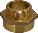 Seal-Fast FNST x MNPT Brass Hex Nipple 