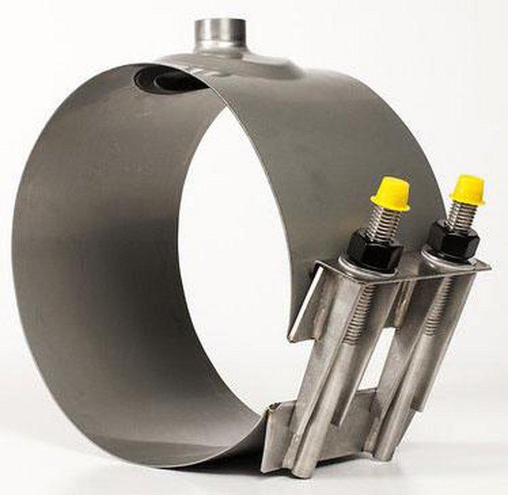 Romac Industries 8 in. IP Stainless Steel Single Strap Saddle 