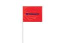 Fluorescent Marking Flag with Logo in Red