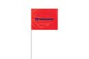 Presco PresGlo Red/Dark Blue 21 in. Marking Flag 