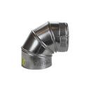 Greenseam Industries 26 ga Galvanized Adjustable 90 Degree Elbow 