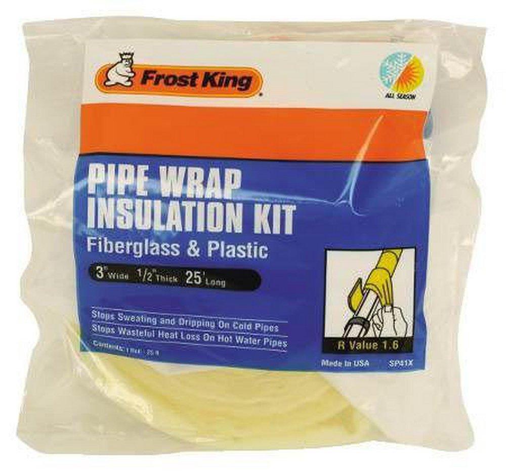 Frost King Yellow 25 ft. x 2 in. Fiberglass Wrap 