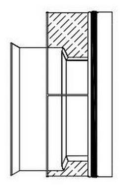8 x 6 in. Spigot x Bell End Plastic Reducer