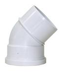 TRENCH TOUGH PLUS Spigot x Gasket 45 Degree SDR 26 Plastic Sewer Elbow 