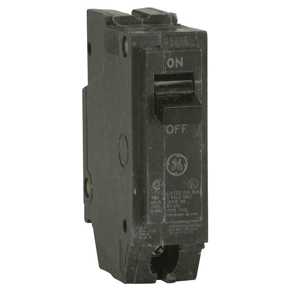 GE Industrial Systems 120/240V 1 Pole Circuit Breaker 