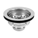 Dearborn Stainless Steel Basket Strainer with Brass Body and Tailpiece in Stainless Steel 