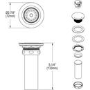Elkay Stainless Steel Basket Strainer 