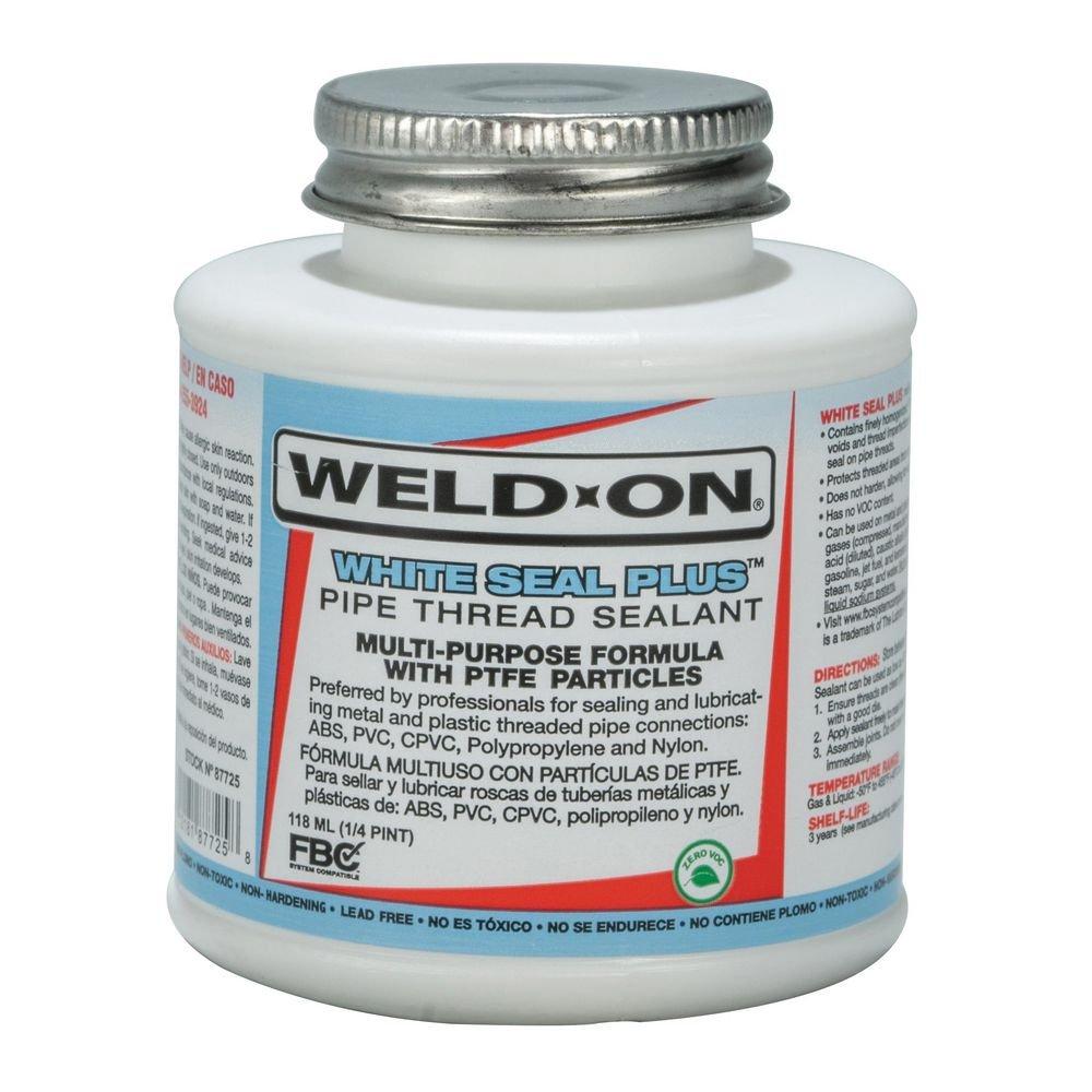 Weld-On&reg; White 1/4 pt Pipe Thread Sealant 