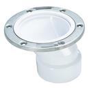 Water-Tite PVC Offset Closet Flange with Adjustable Metal Ring 