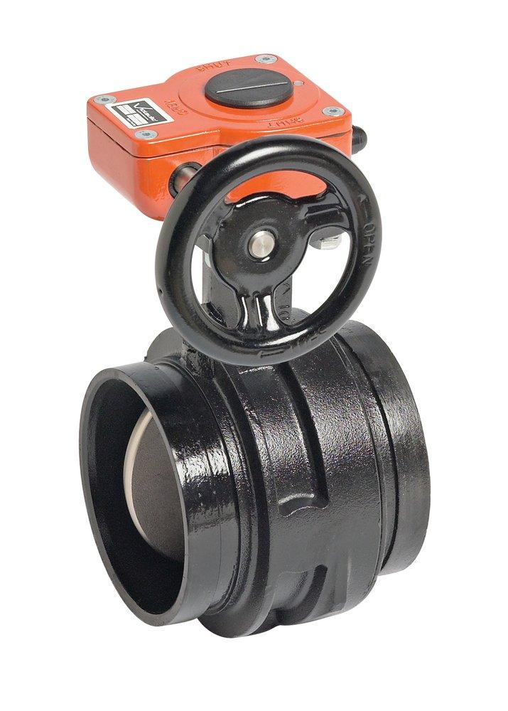 8 in. Ductile Iron EPDM Gear Operator Handle Butterfly Valve