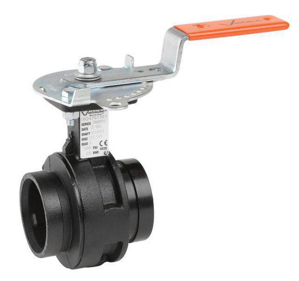 Victaulic Ductile Iron Grooved EPDM Gear Operator Butterfly Valve 