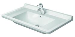 33-1/2 in. Drop-in, Wall Mount, or Pedestal Rectangular Ceramic Bathroom Sink in White