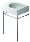 Console with Adjustable Height in Polished Chrome