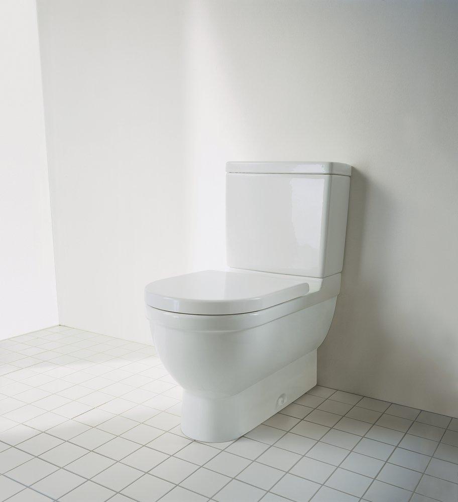 Duravit White Round Closed Front with Cover 