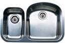 31-1/2 x 20-7/8 in. No Hole Stainless Steel Double Bowl Undermount Kitchen Sink in Satin Polished
