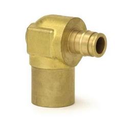 3/4 x 3/4 in. Copper PEX Adapter Baseboard Elbow