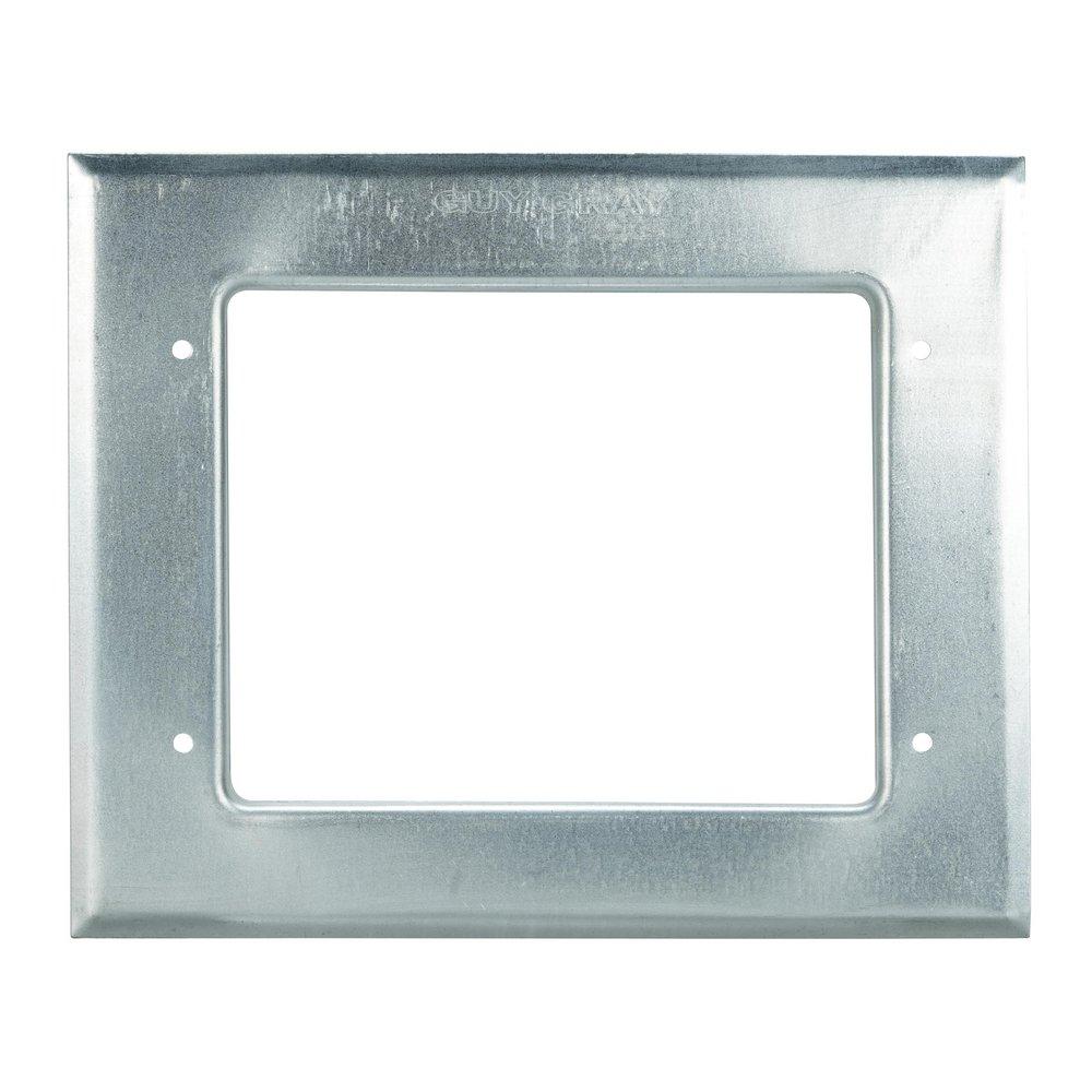Guy Gray™ 18 ga Galvanized Face Plate for Wall Mount Outlet Box 