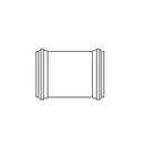GPK Gasket and DWV Schedule 40 PVC Repair Coupling 